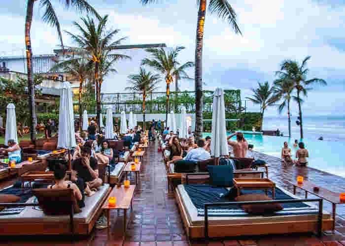 Potato Head Beach Club near Luxury Villas Seminyak, a popular beachfront destination for villa guests.
