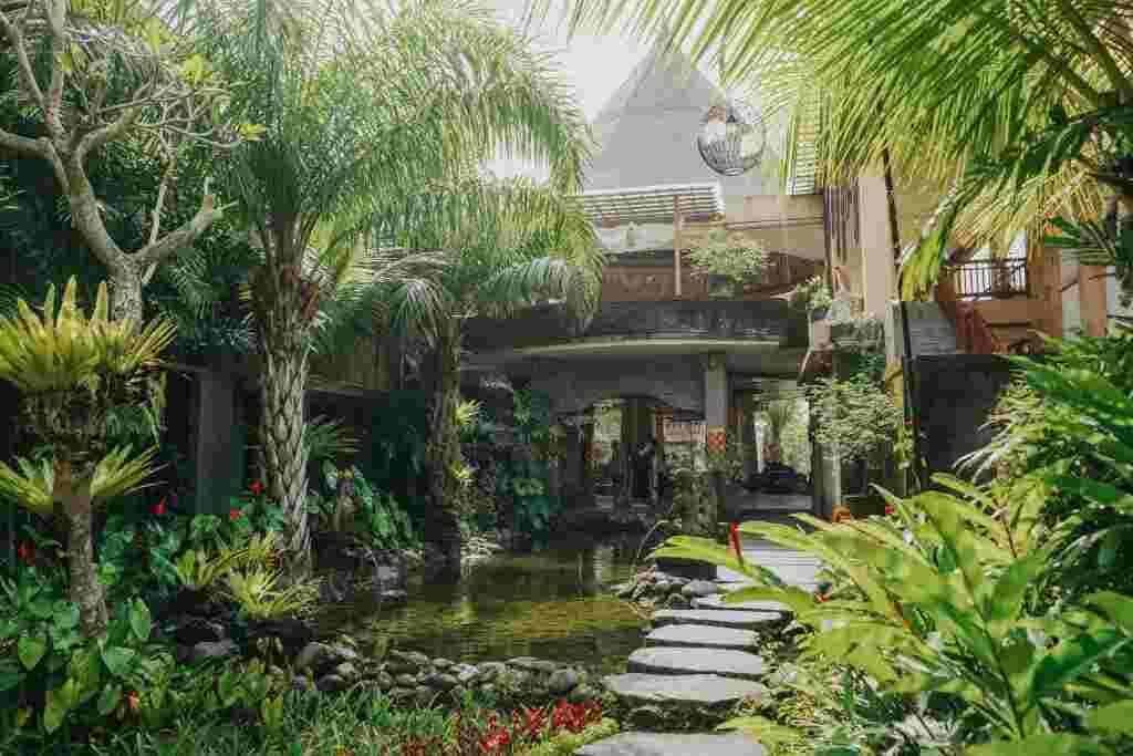 Peaceful villa surrounded by tropical gardens at The Sankara – Best Resort in Ubud.