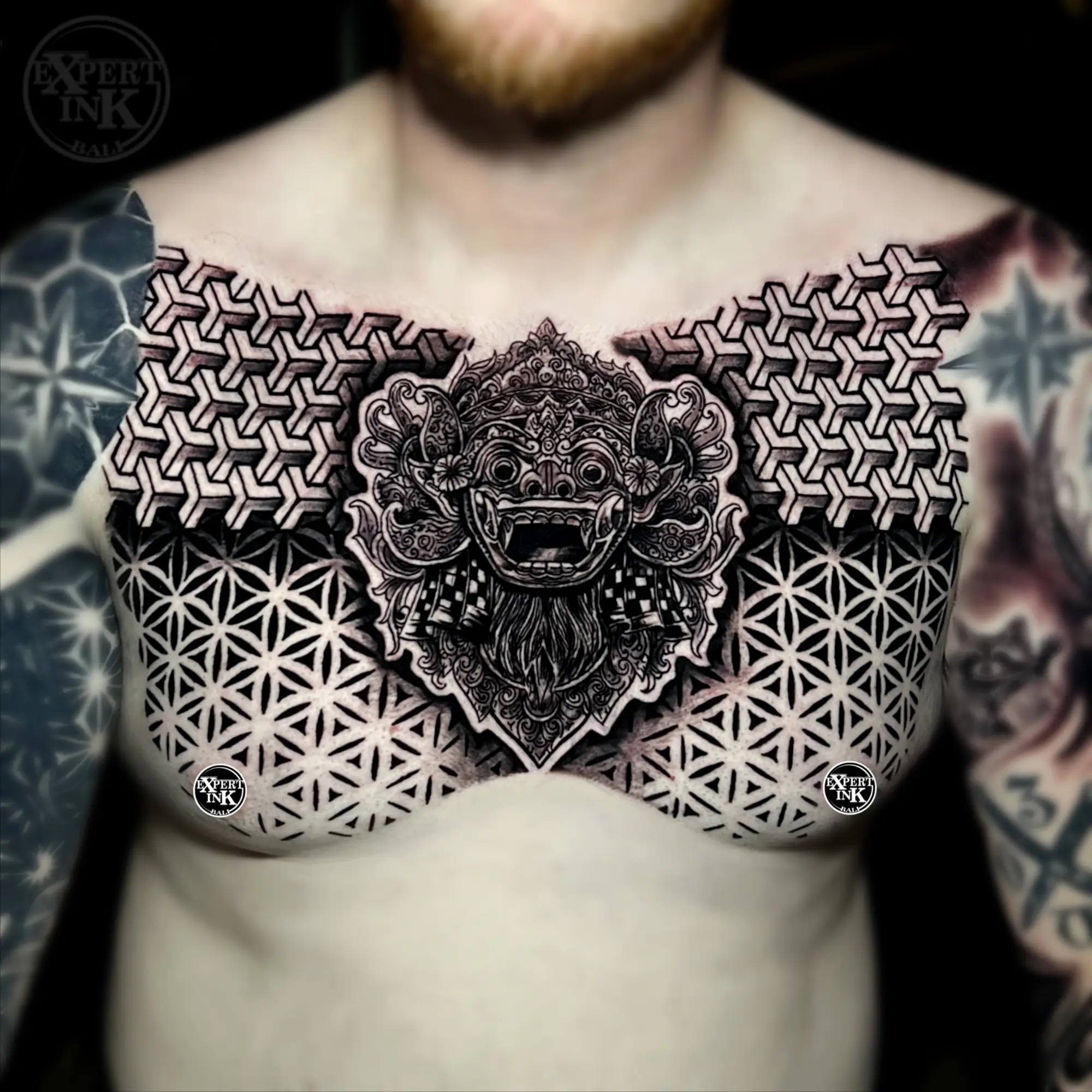 Discover authentic kuta tattoo styles in Bali. Large Balinese tattoo design experts at Expert Ink Bali.